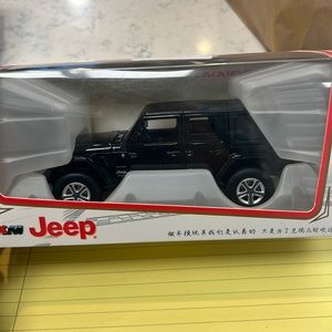 Jeep Wrangler 4 door toy car
